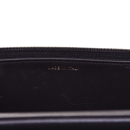 Chanel Lambskin Quilted Boy Wallet On Chain WOC Dark Grey 6 of 16
