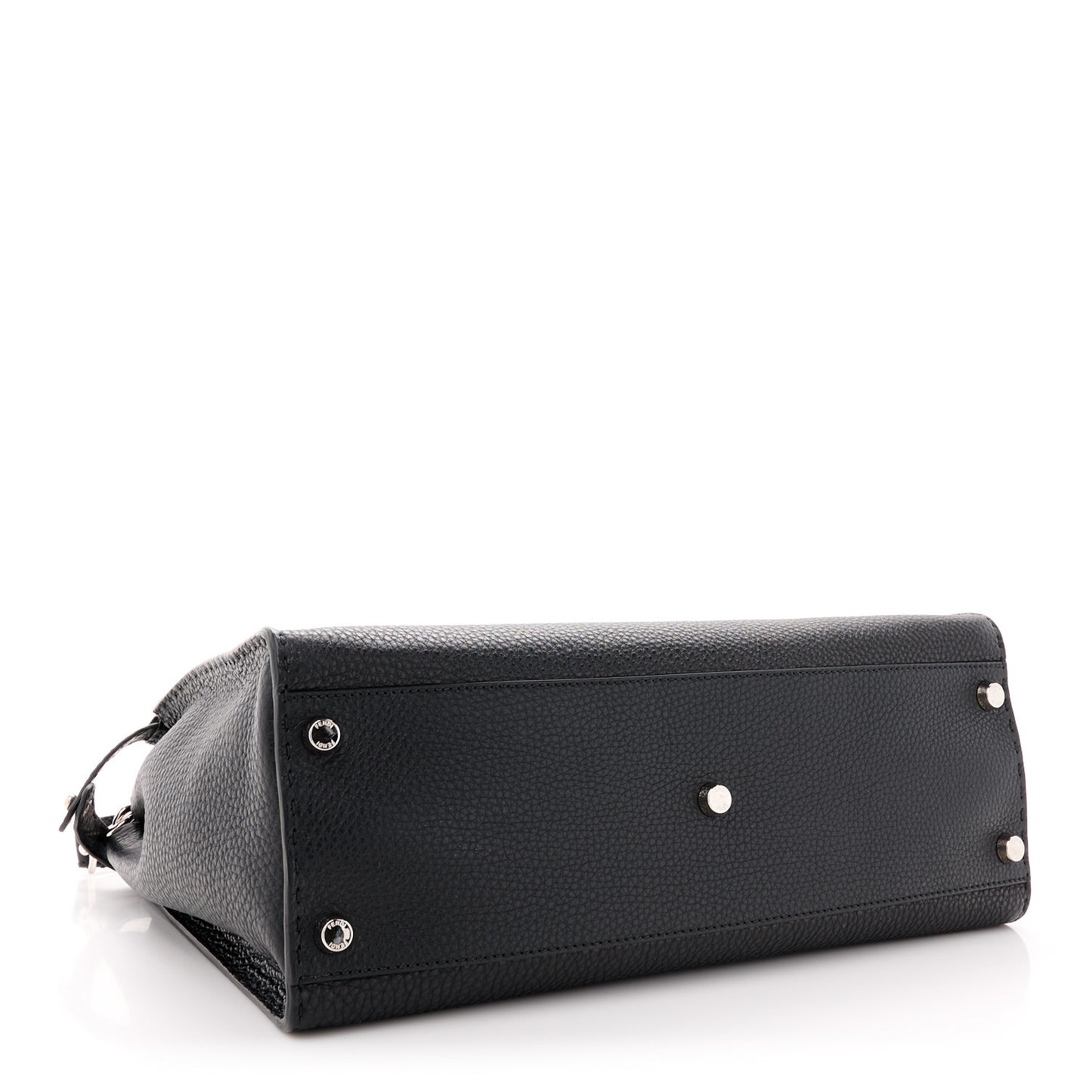 Cuoio Romano Selleria Monster Eyes Inlay Mens Large Peekaboo Iconic Essential Satchel Black Sunflower