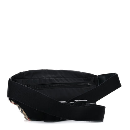 Burberry Nylon Vintage Check Sonny Bum Bag Archive Beige Black 3 of 12