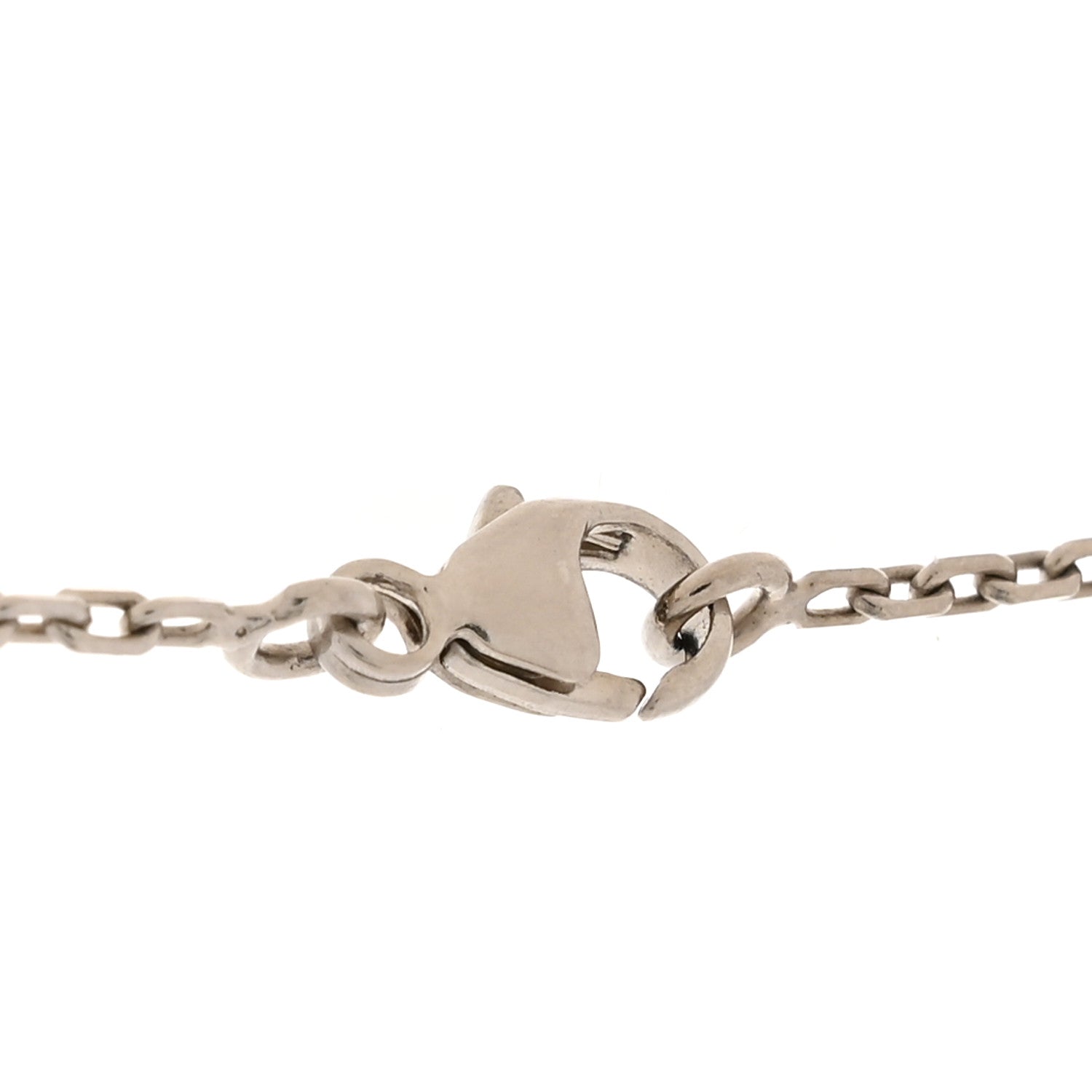 Hermes Palladium Pop H Pendant Necklace White 4 of 7