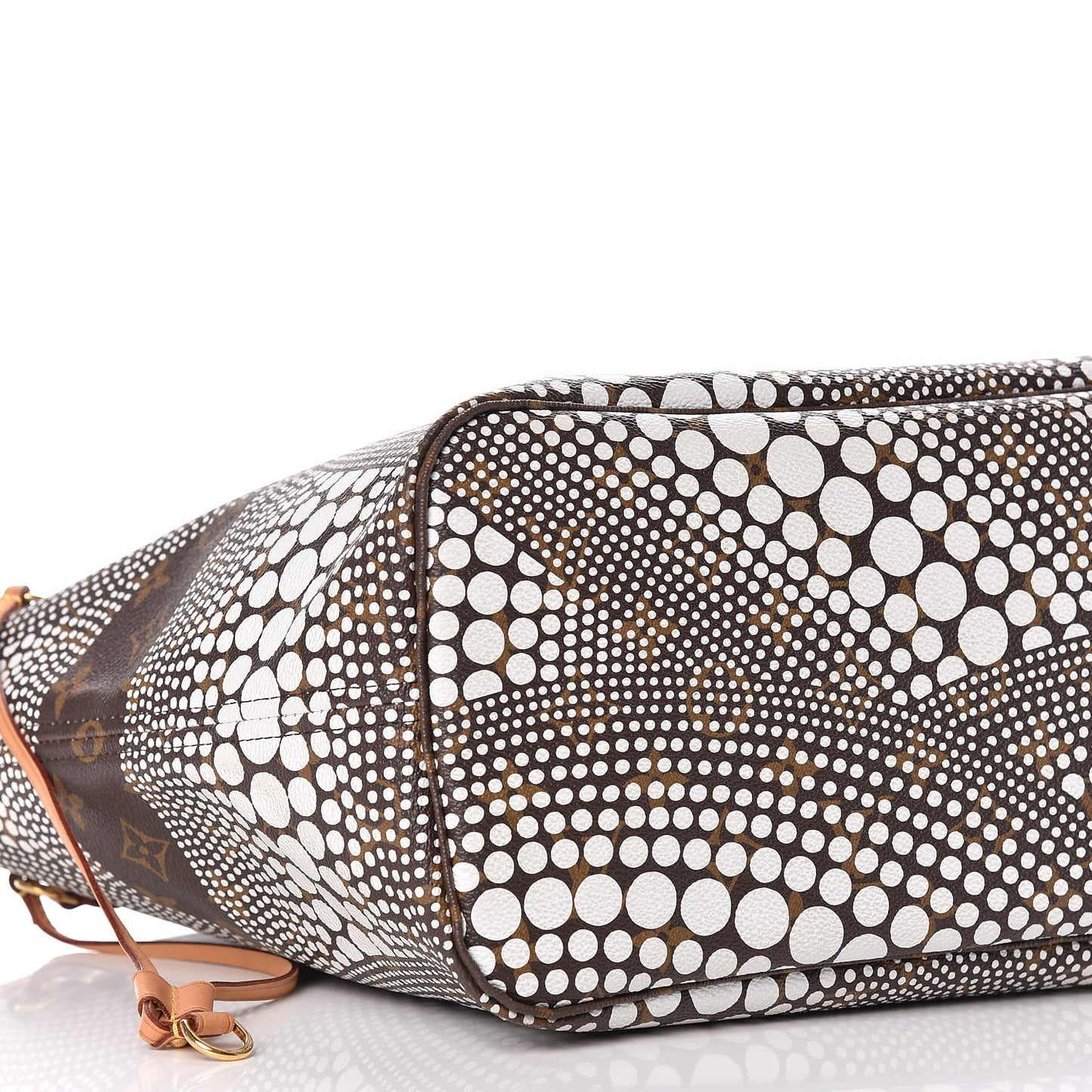 Monogram Kusama Waves Neverfull MM White