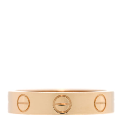 Cartier 18K Yellow Gold 3.5mm LOVE Wedding Band Ring 47 4 1 of 5