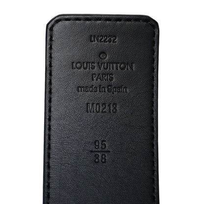 Louis Vuitton Damier Graphite 40mm LV Initiales Belt 95 38 5 of 6