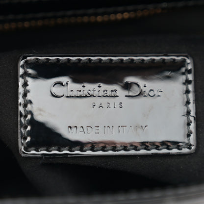 Christian Dior Patent Cannage Small Lady Dior Black 6 of 11