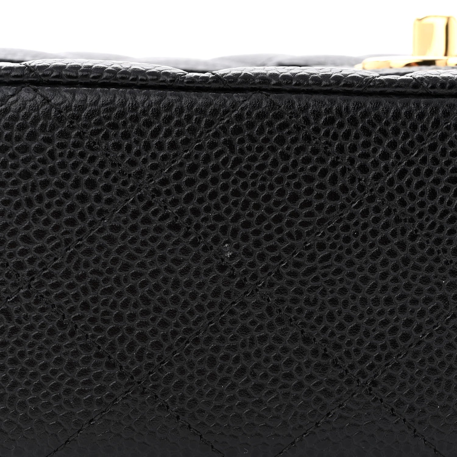 Chanel Caviar Quilted Medium Double Flap Black 11 of 12