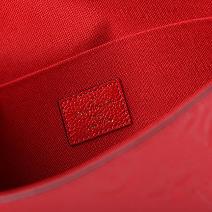 Louis Vuitton Empreinte Pochette Felicie Chain Wallet Scarlet 9 of 10