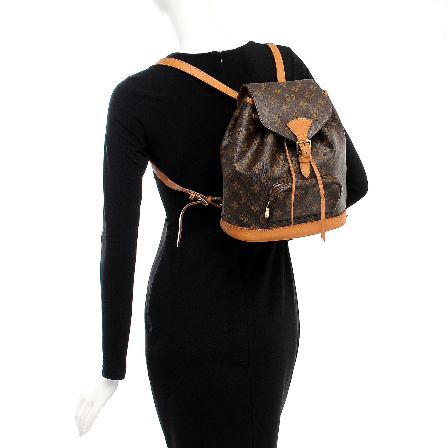 Louis Vuitton Monogram Montsouris MM Backpack 2 of 9