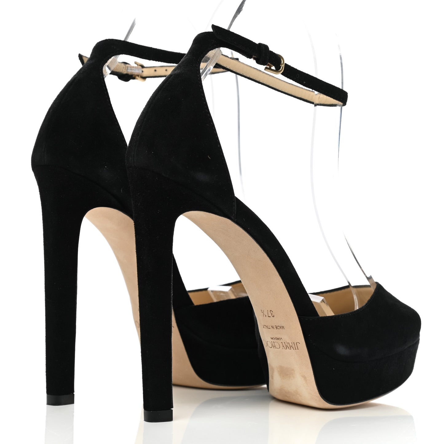 Suede Max 150 Sandals 37.5 Black
