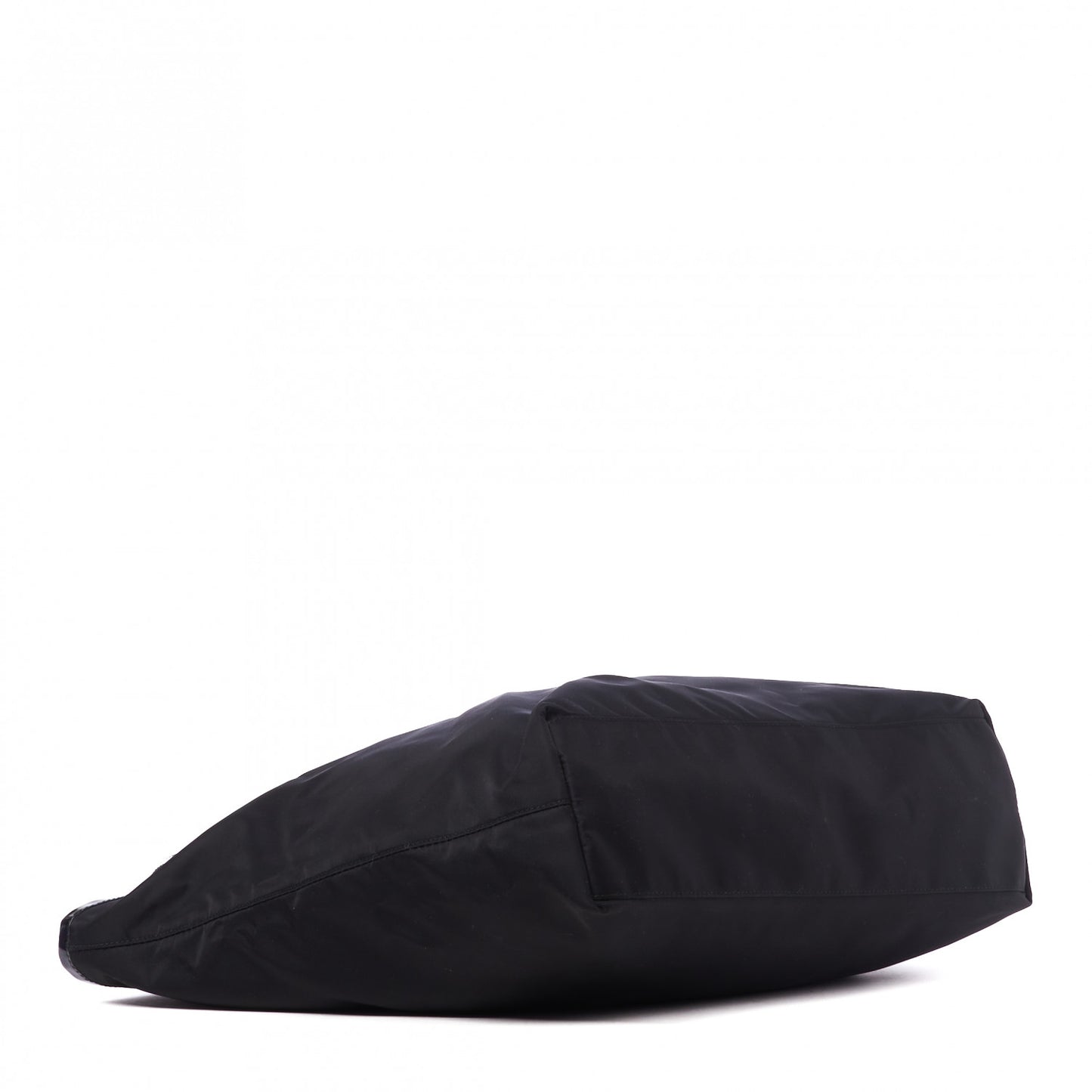 Tessuto Nylon Spazzolato Tote Black