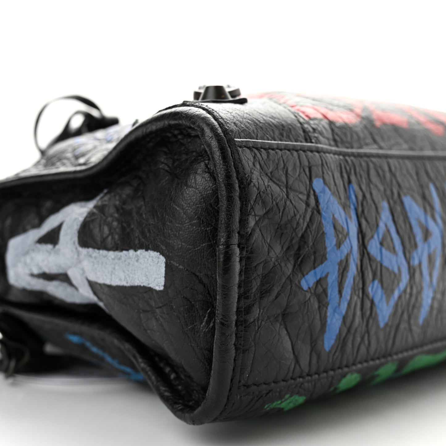 Agneau Graffiti All Over Classic Hardware S City Black Vert Rouge