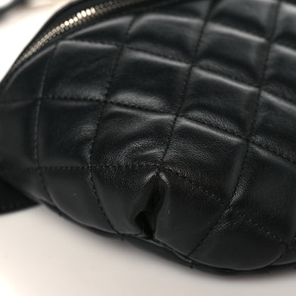 Chanel Calfskin Quilted Waist Belt Bag Black 8 of 9