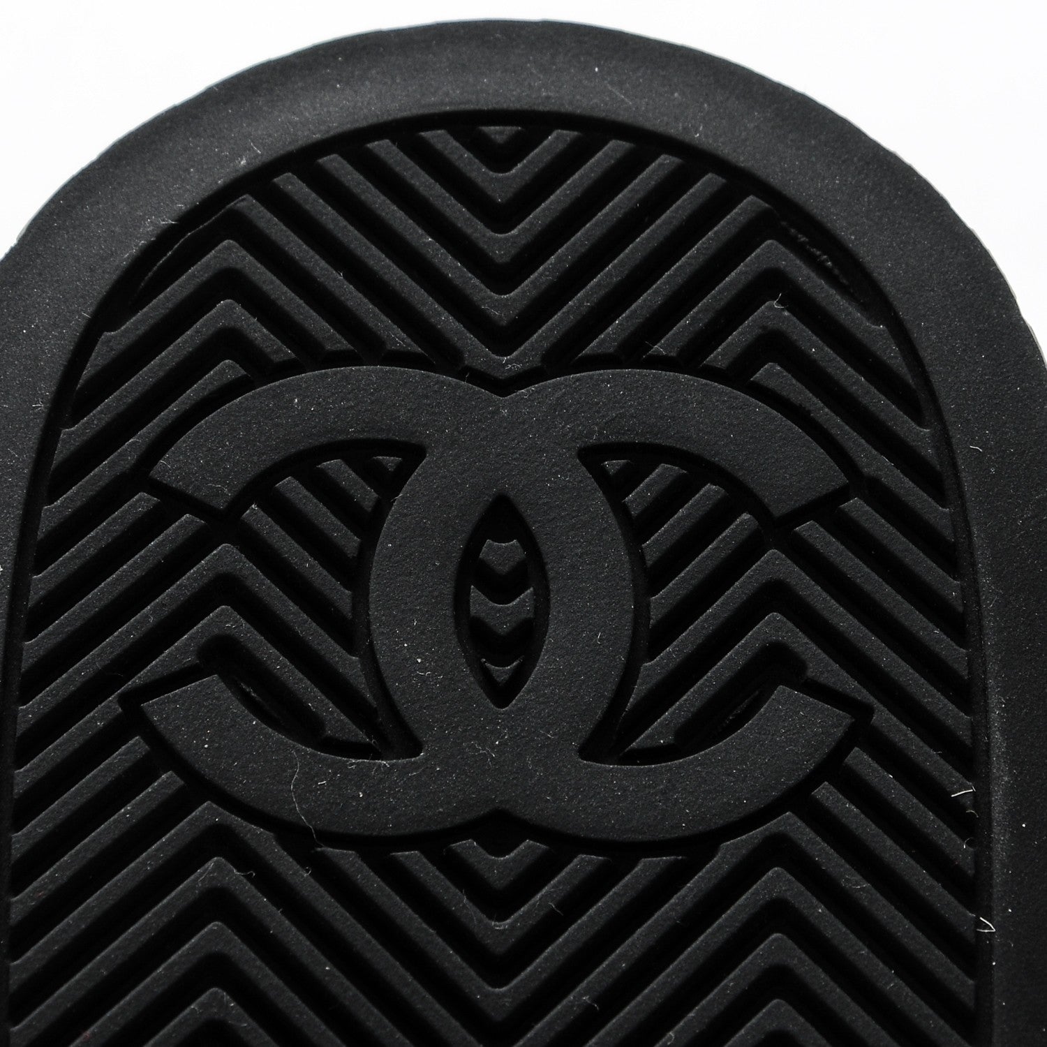 Chanel Satin Low Top CC Sneakers 37 Black 6 of 10