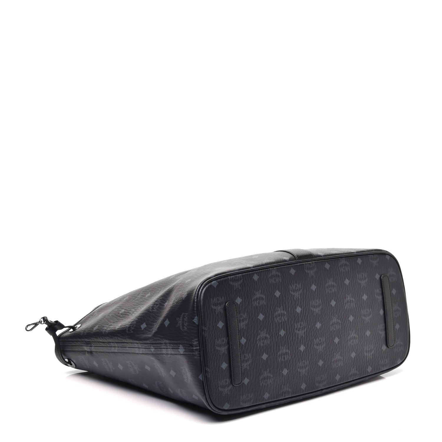 MCM Visetos Large Liz Reversible Shopper Tote Black 7 of 16