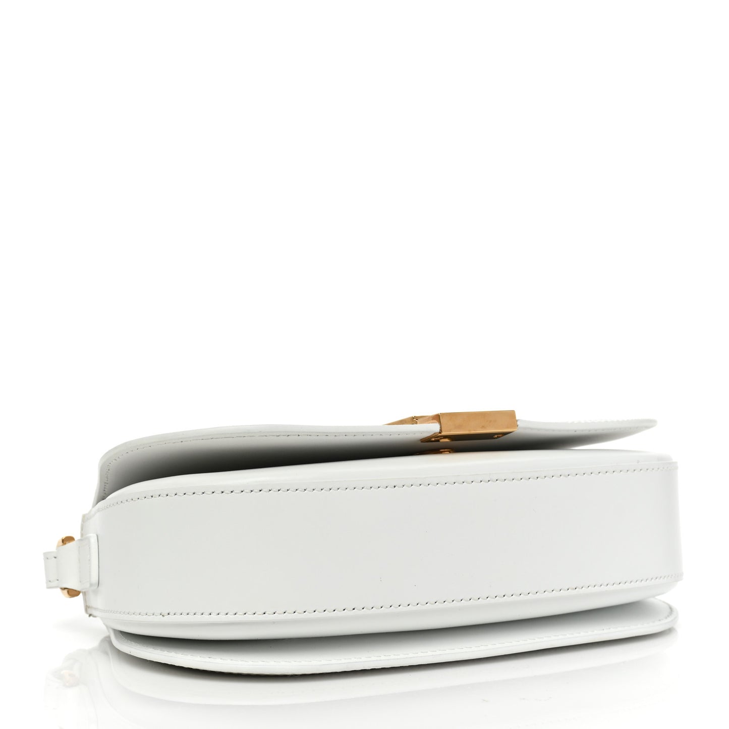 Calfskin Medium Greca Goddess Shoulder Bag White