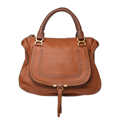 Chloe Calfskin Large Marcie Hobo Tan 1 of 14