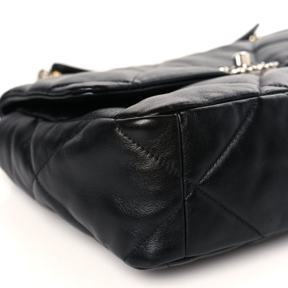 Chanel Lambskin Quilted Large Chanel 19 Flap Black 8 of 9