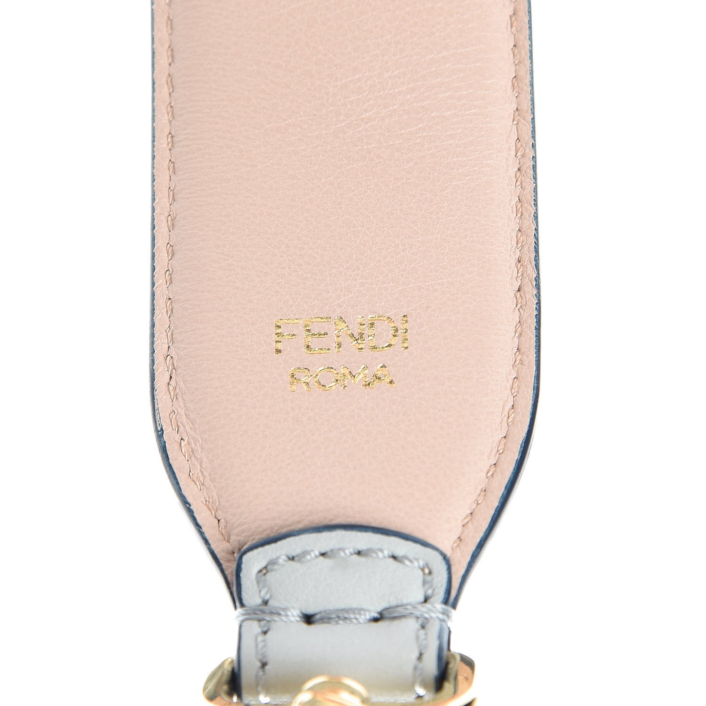 Vitello Dolce Plexiglass Bi-Color Studded Strap You Grigio Perla Plaster Multicolor