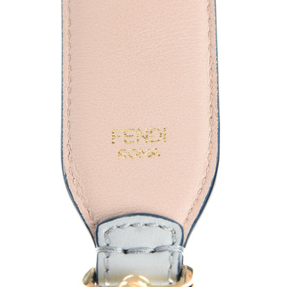 Fendi Vitello Dolce Plexiglass Bi-Color Studded Strap You Grigio Perla Plaster Multicolor 3 of 4