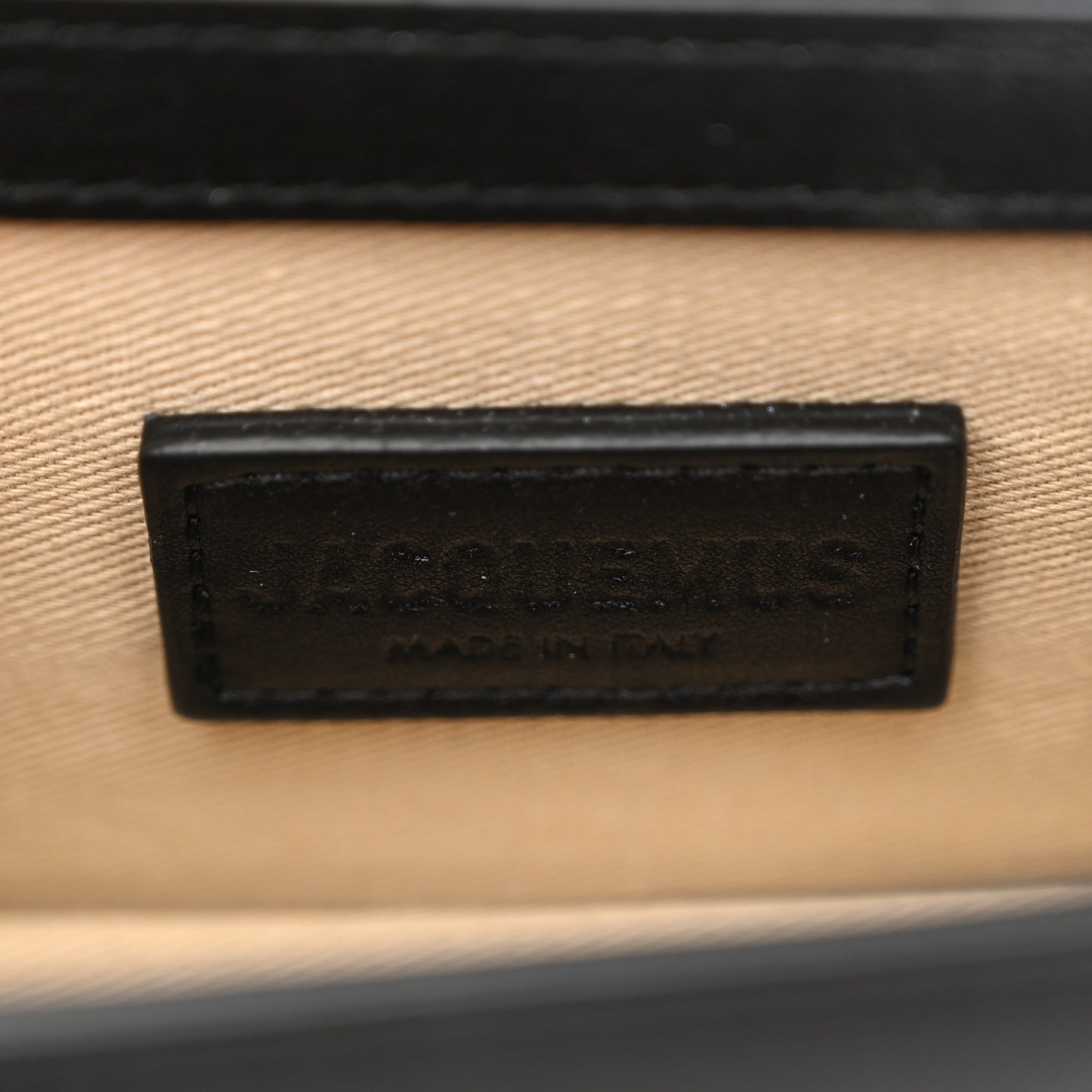Smooth Calfskin Le Chiquito Homme Black