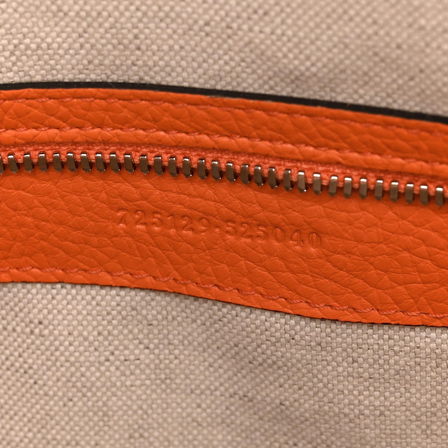 Gucci Piuma Calfskin Jumbo GG Embossed Large Duffle Bag Good Orange 6 of 13