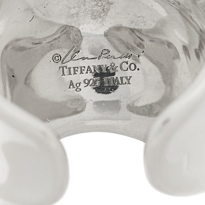 Tiffany Sterling Silver Elsa Peretti Bone Ring 49 4.75 4 of 4