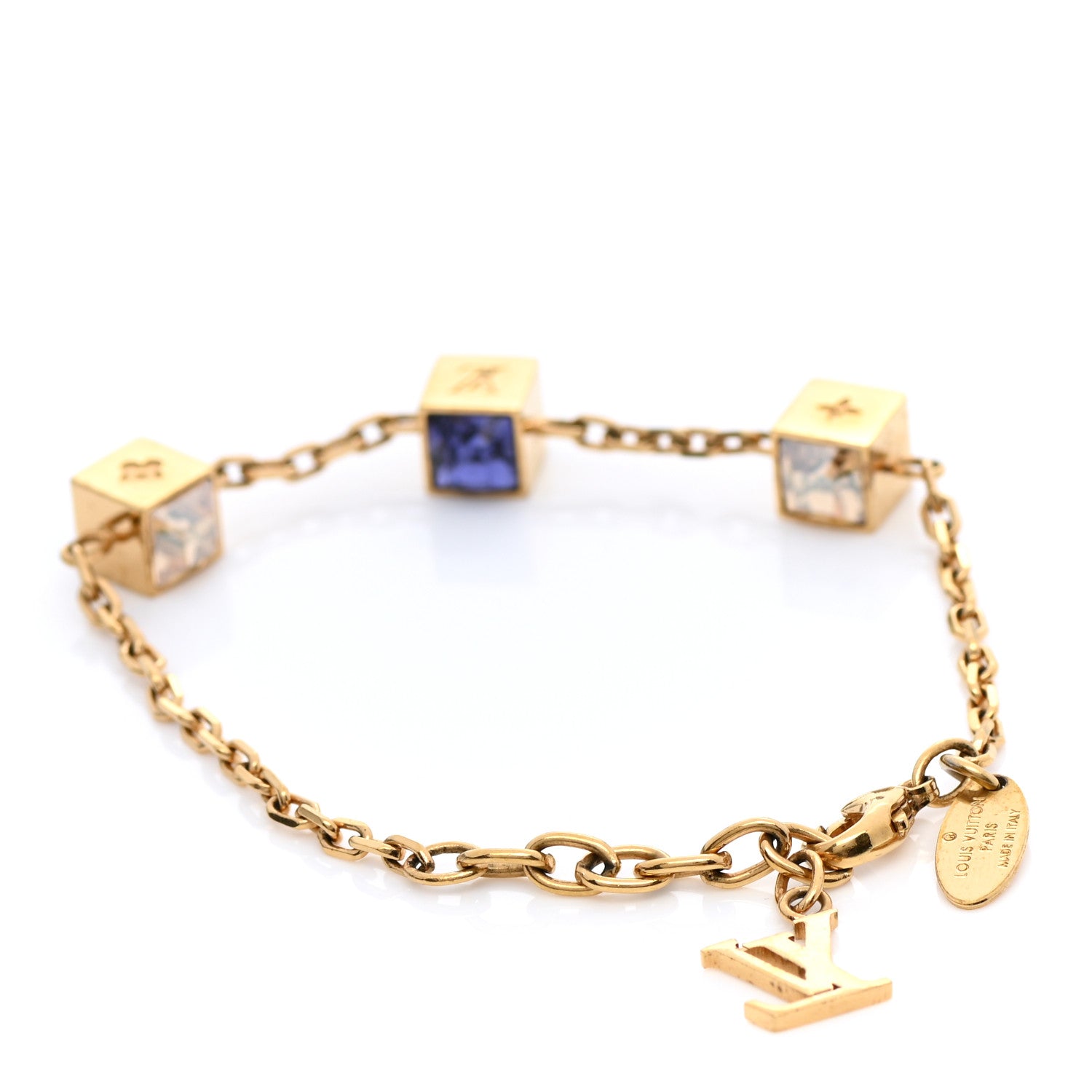 Louis Vuitton Swarovski Gamble Bracelet Azur 3 of 5