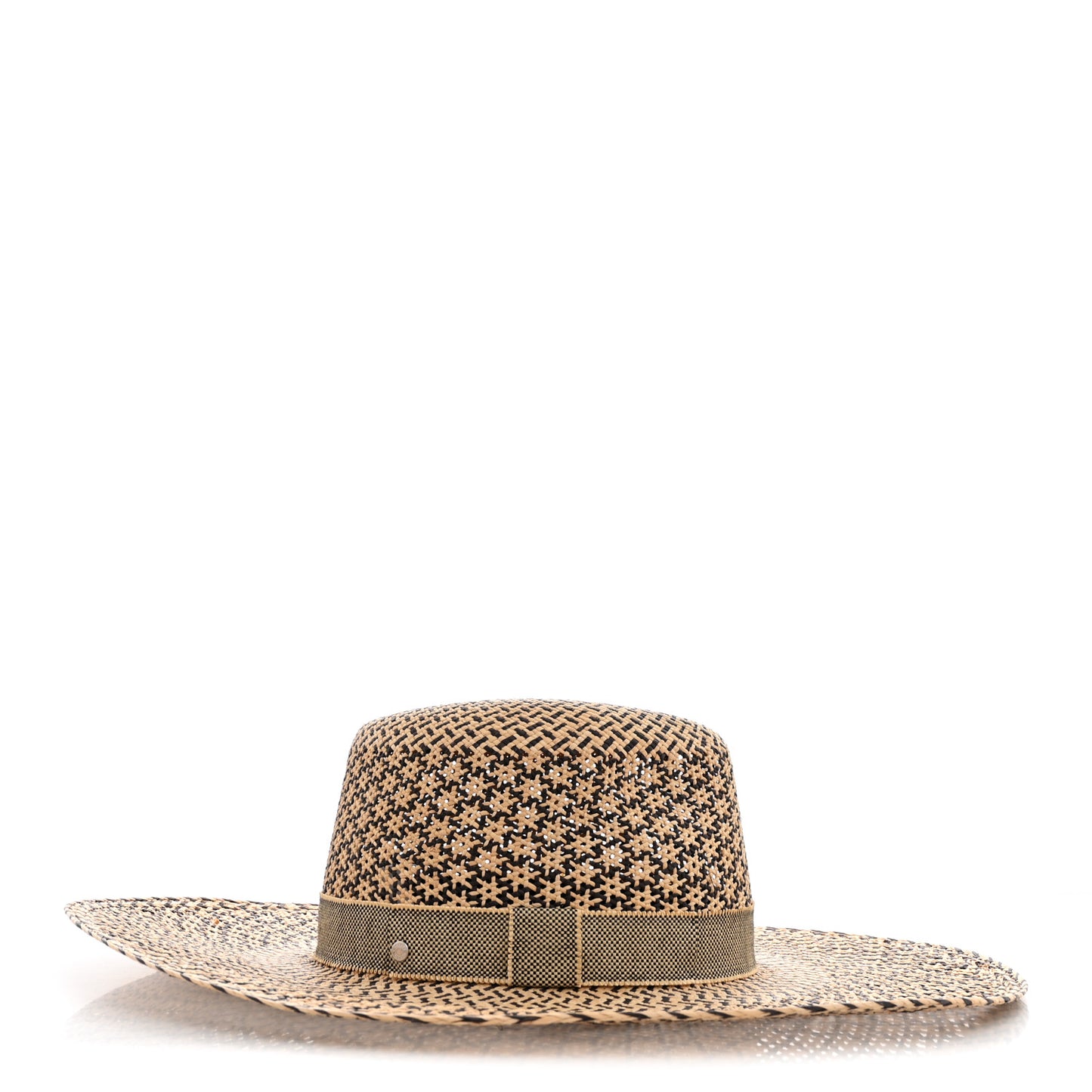Straw Chapeau Femme Etna Panama Hat 57 Naturel Black