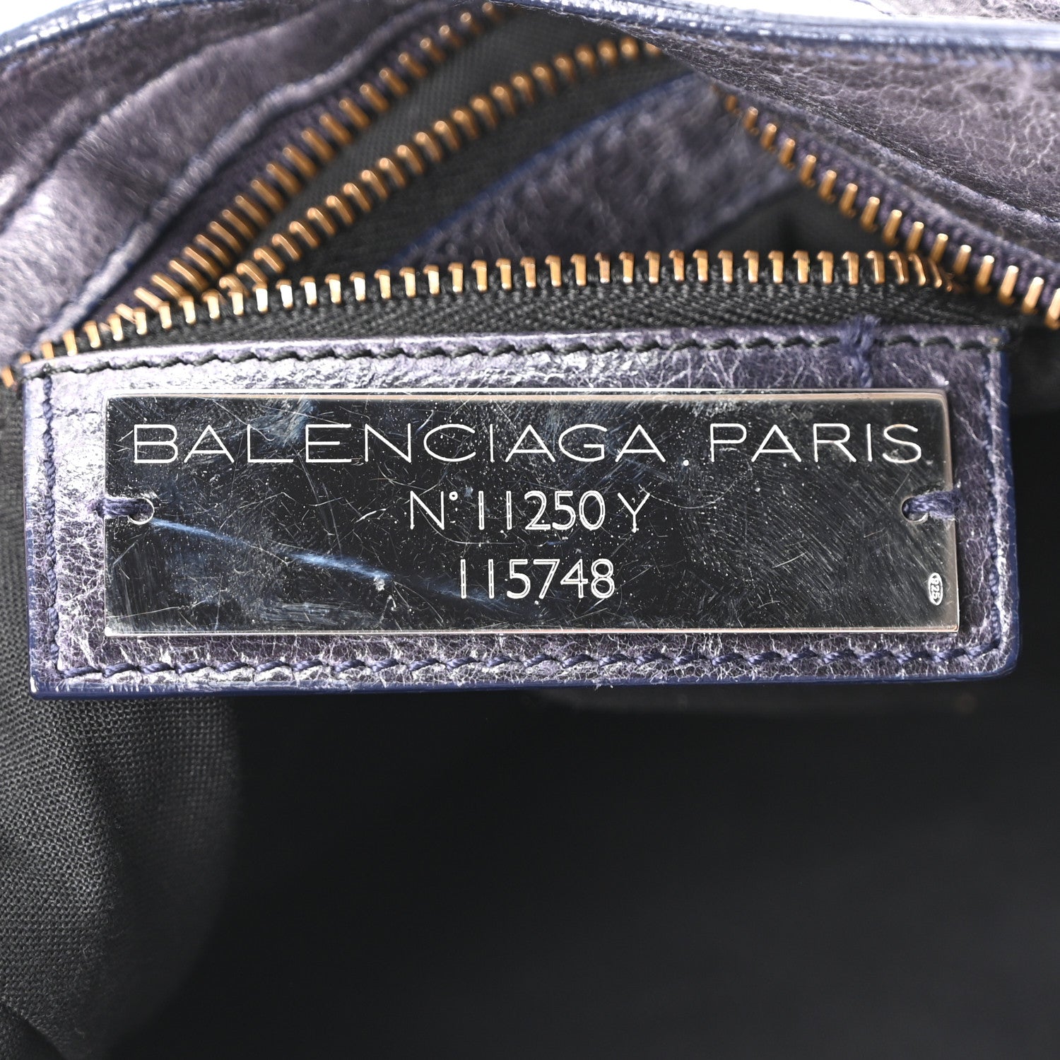 Balenciaga Agneau Classic Hardware City Bleu Roi 7 of 11