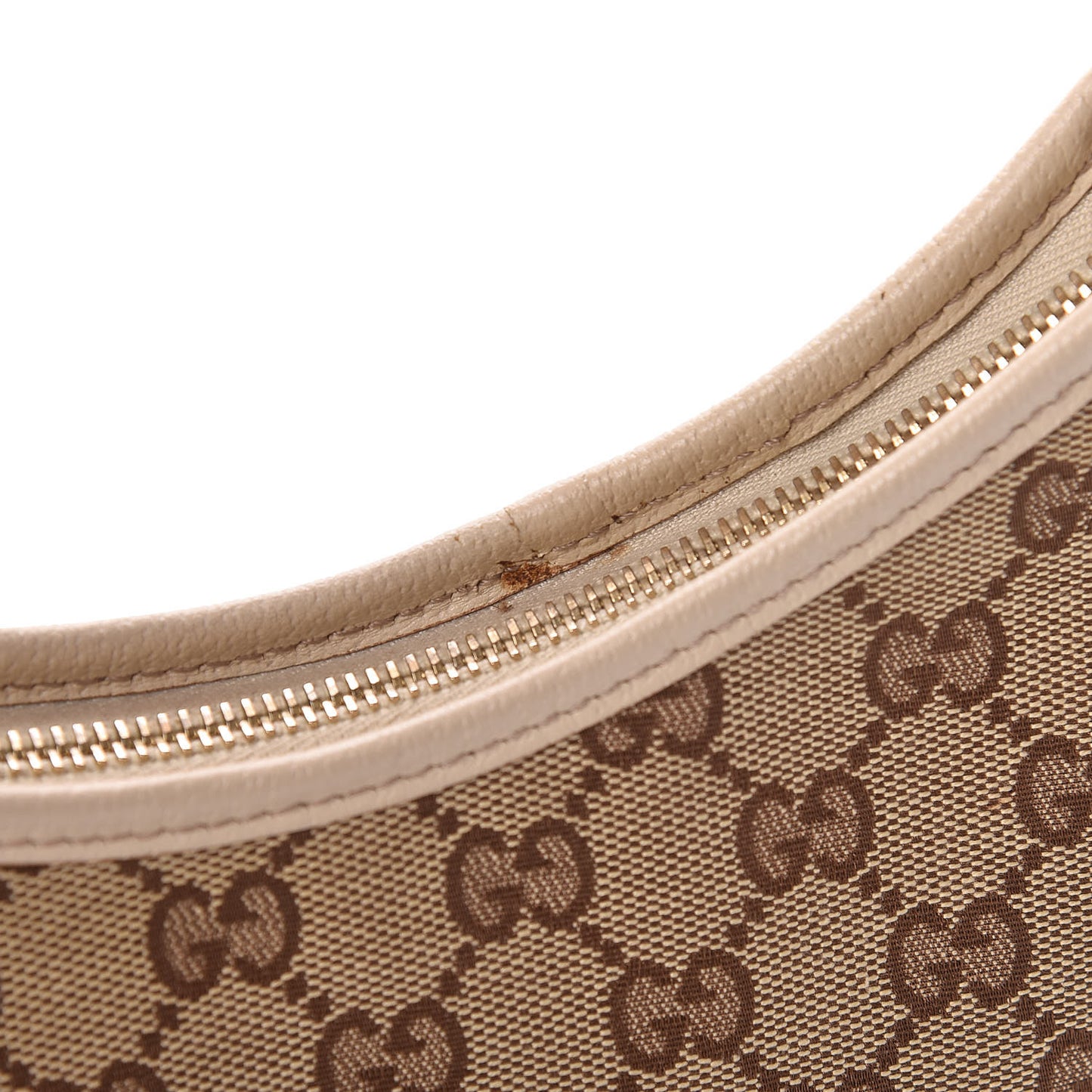 Monogram Medium Abbey D Ring Hobo Off White