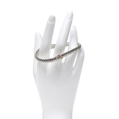 John Hardy Sterling Silver 18K Yellow Gold 7mm Jaisalmer Classic Chain Dot Bracelet 2 of 4