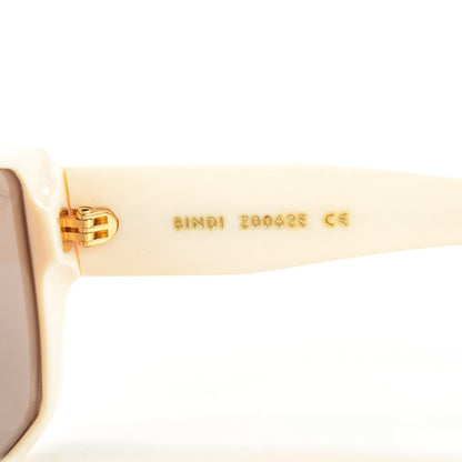 Louis Vuitton Acetate Amethyst Bindi Sunglasses Ivory 5 of 5
