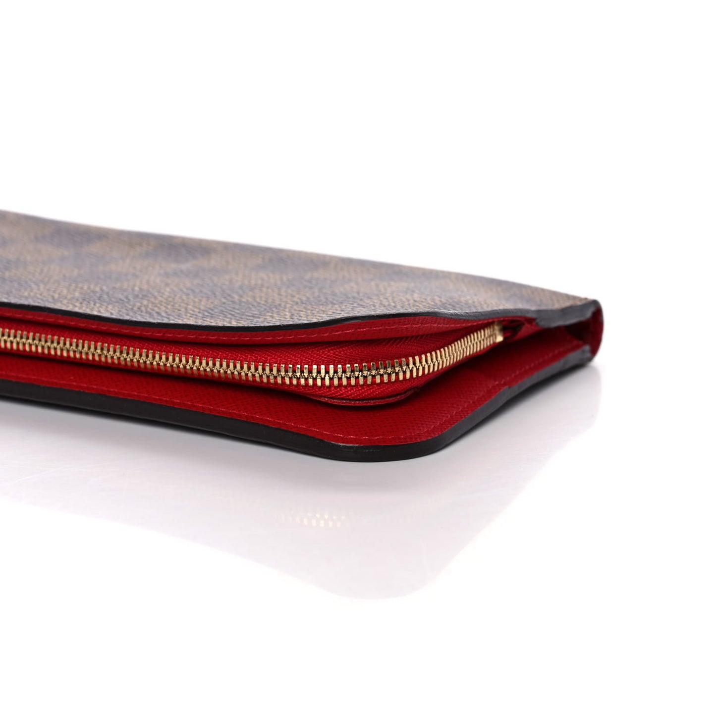 Damier Ebene Insolite Wallet Red