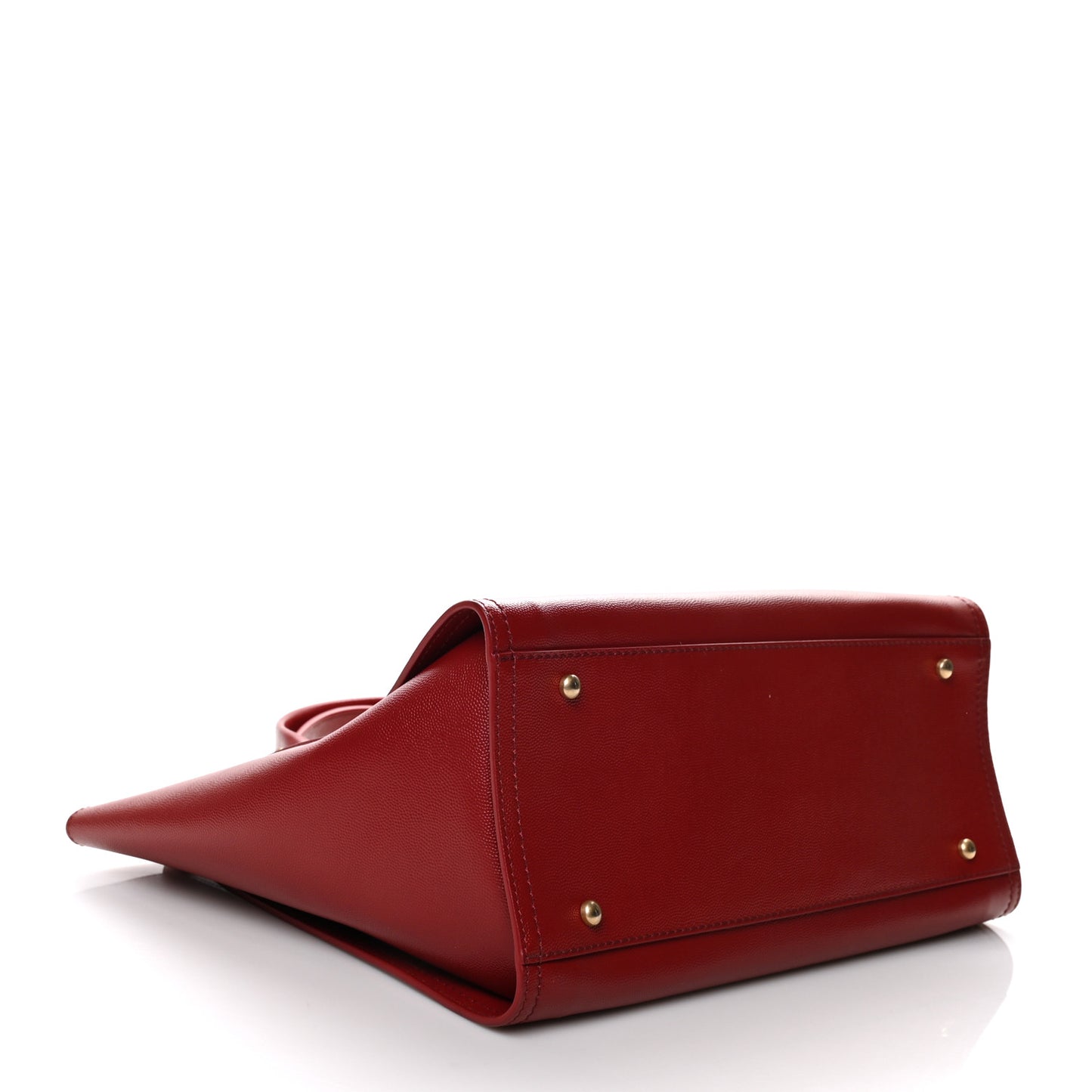 Caviar Small Studded Deauville Tote Red