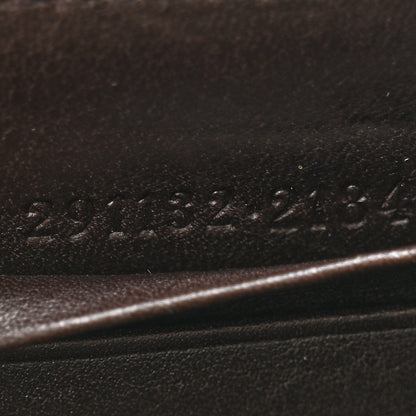 Gucci Monogram Margaux Calfskin Sukey Zip Around Wallet Beige Ebony Cocoa 9 of 13