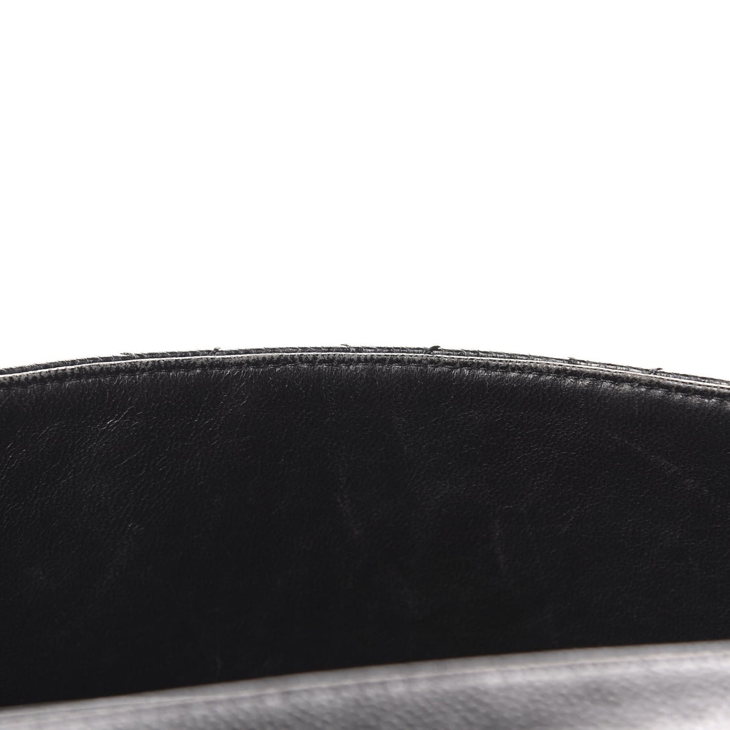 Caviar Quilted Jumbo Kelly Flap Black