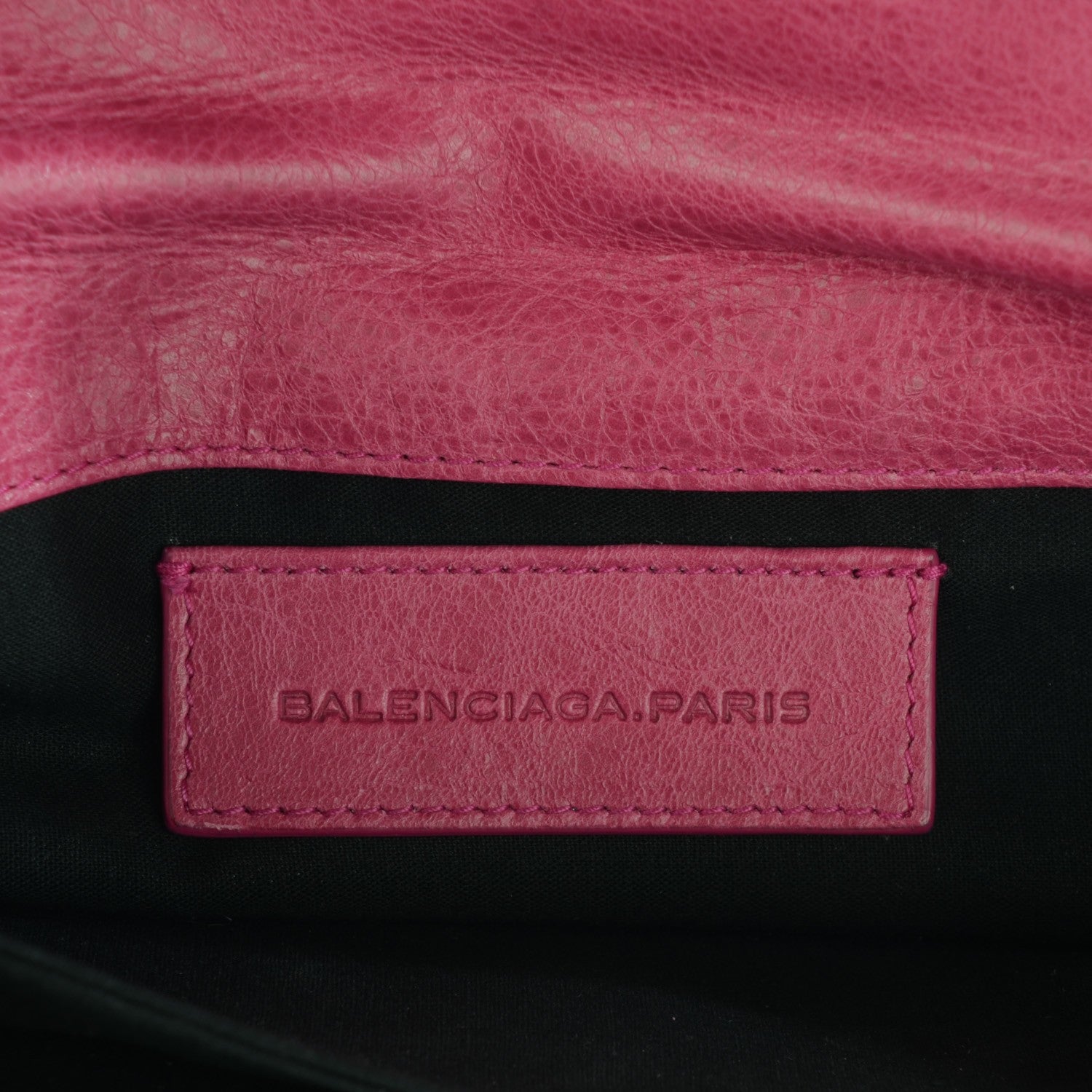 Balenciaga Agneau Giant 21 Silver Hardware Envelope Clutch Cyclamen 5 of 7
