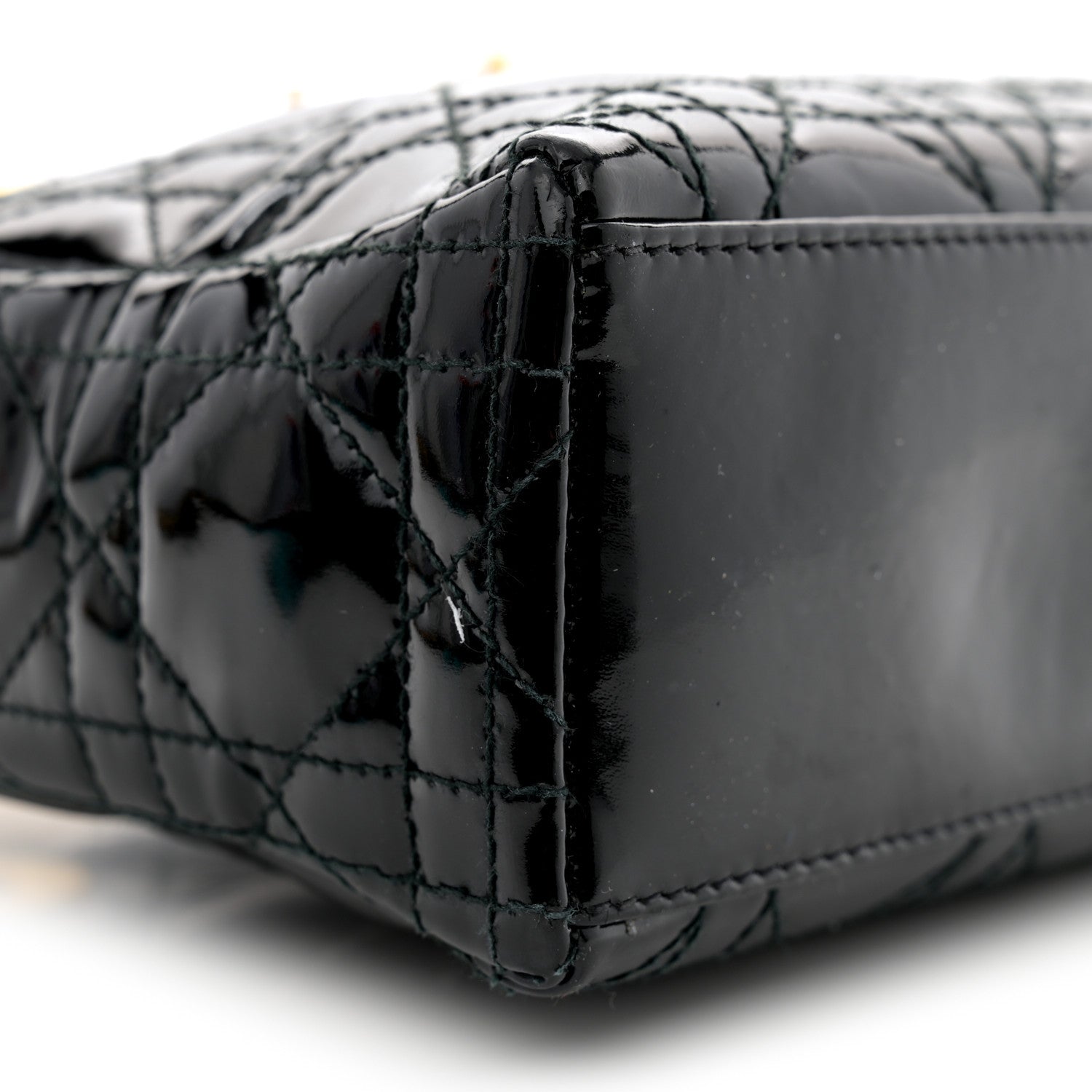 Christian Dior Patent Cannage Mini Lady Dior Black 9 of 13