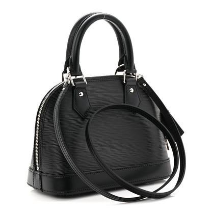 Louis Vuitton Epi Alma BB Black 3 of 10