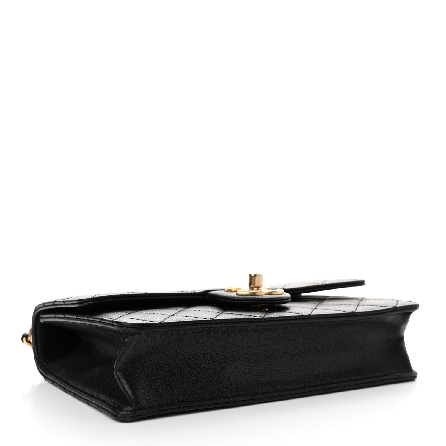 Chanel Lambskin Quilted Small Chic Pearls Flap Black 4 of 15