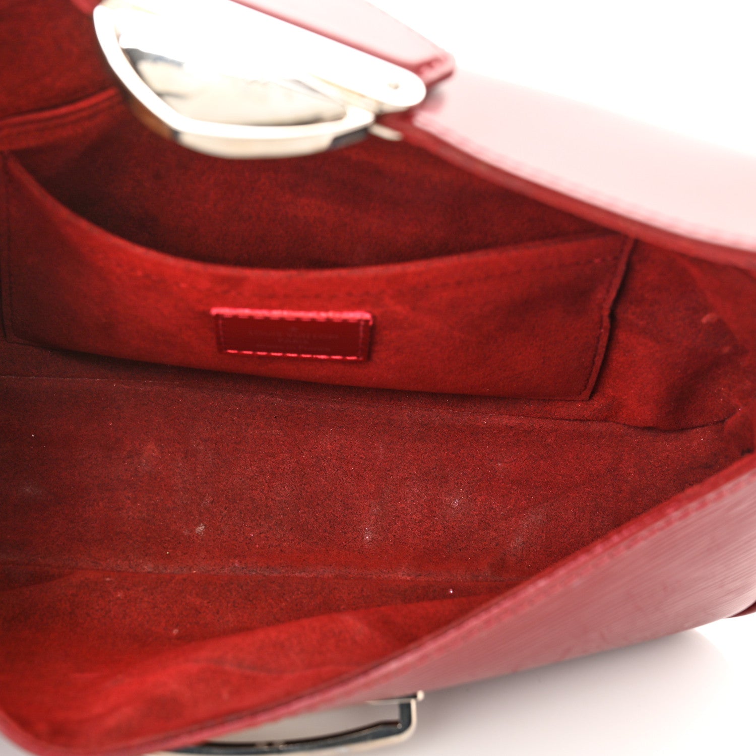 Louis Vuitton Epi Montaigne Clutch Red 10 of 11