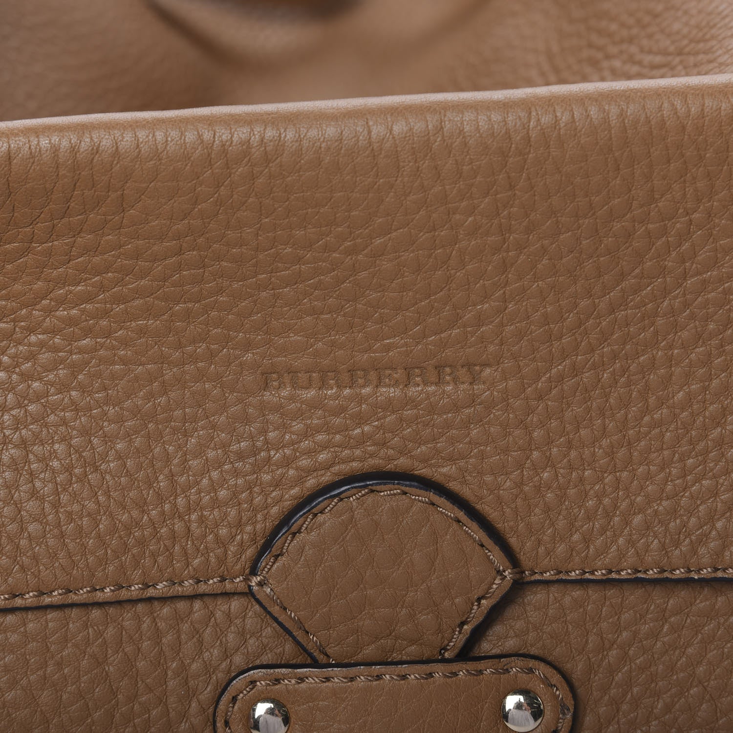 Burberry Grainy Calfskin Large Ashby Hobo Sand 6 of 14