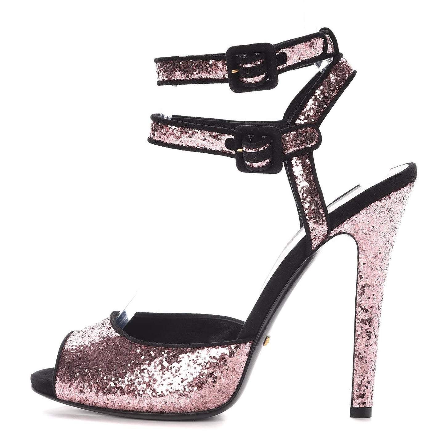 Glitter Suede Galactica Super Kid Platform Sandals 39 Soft Pink