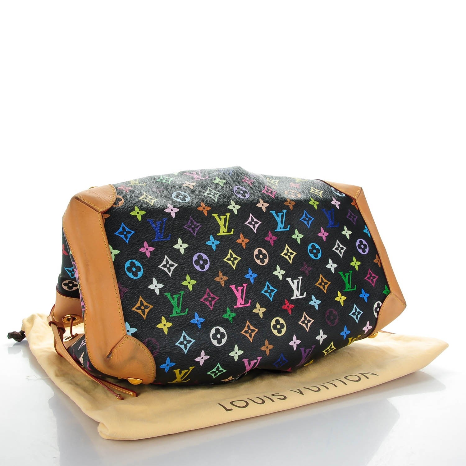 Louis Vuitton Monogram Multicolor Ursula Black 4 of 9