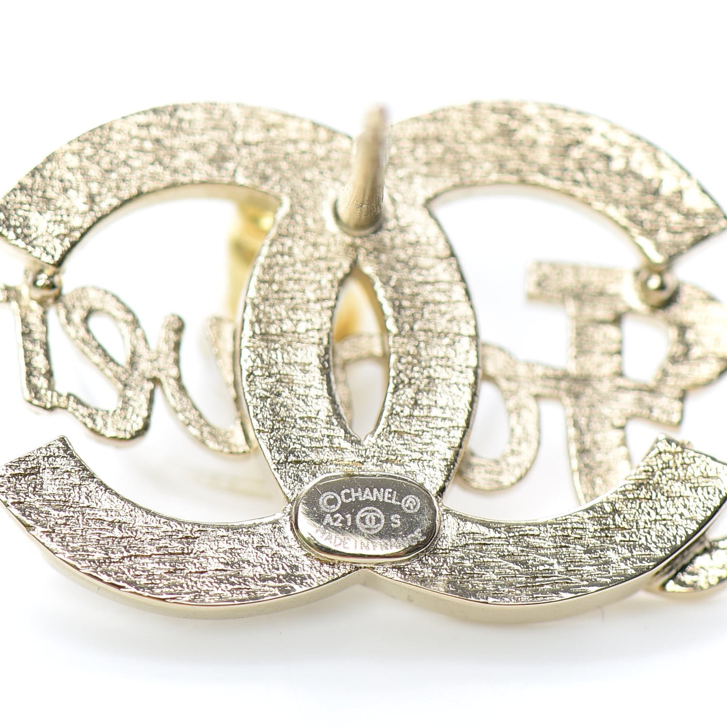 Crystal CC Forever Earrings Gold