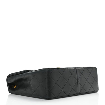 Chanel Lambskin Quilted Mini Square Flap Bag Black 7 of 18