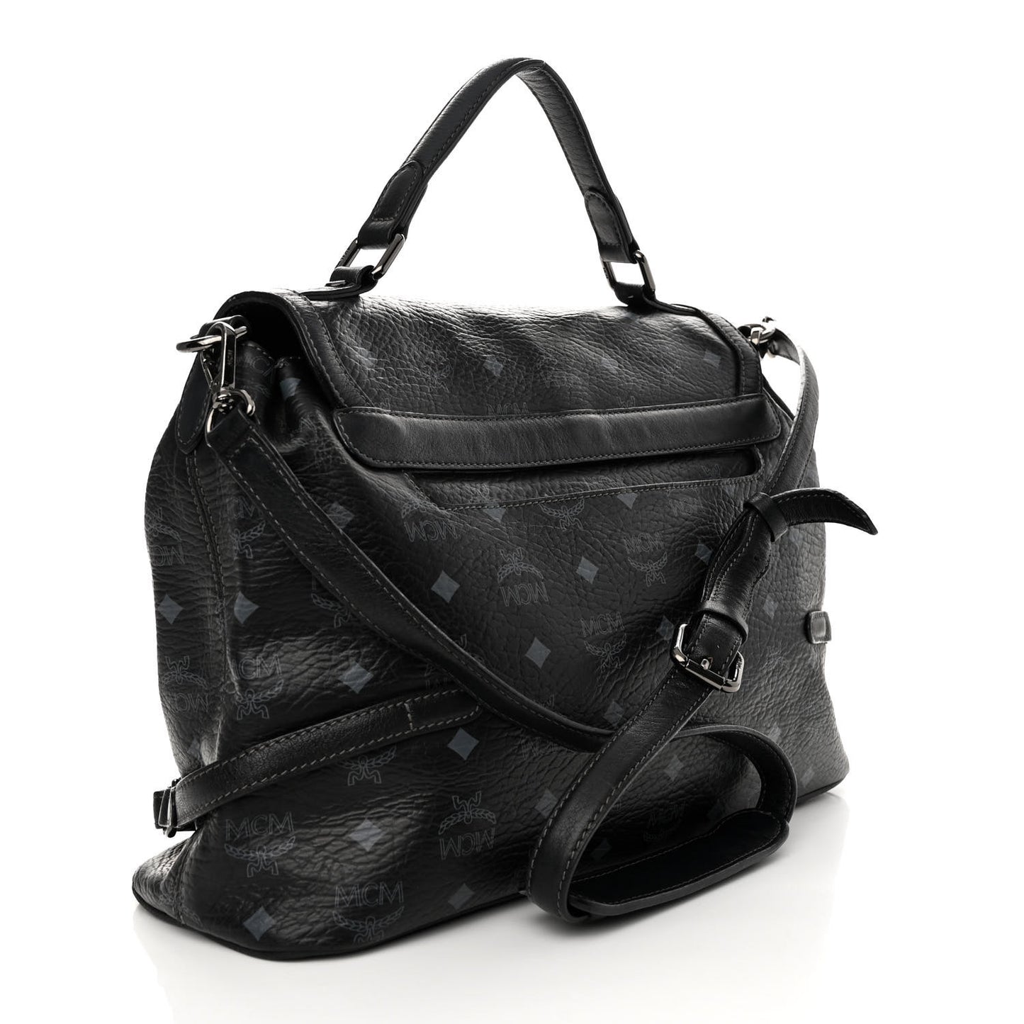 Visetos Medium Satchel Black