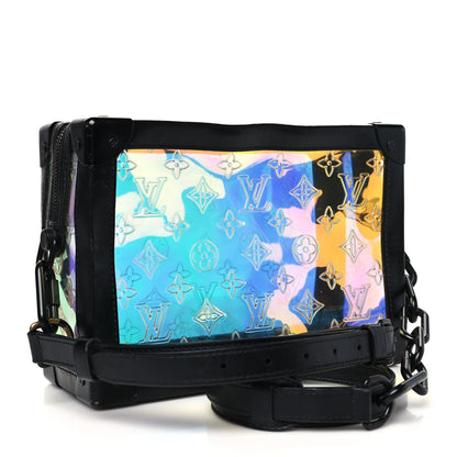 Louis Vuitton Calfskin PVC Monogram Solar Ray Soft Trunk Iridescent Prism Black 3 of 10
