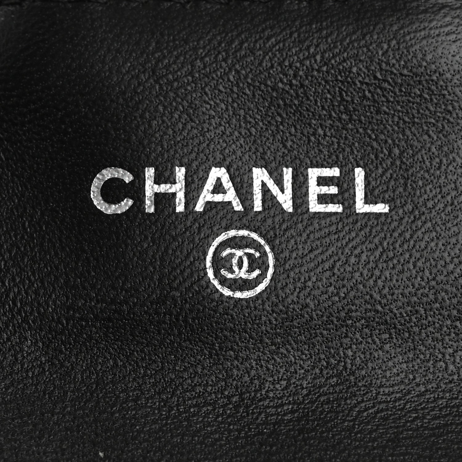 Chanel Lambskin Quilted Flap Card Holder Wallet Black 5 of 9