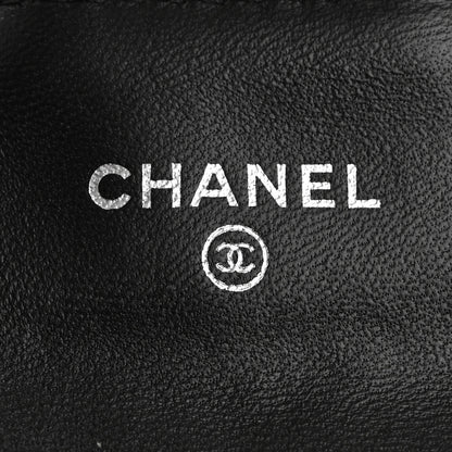 Chanel Lambskin Quilted Flap Card Holder Wallet Black 5 of 9
