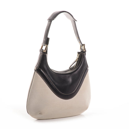 Gucci Canvas Crest Hobo Brown 4 of 21